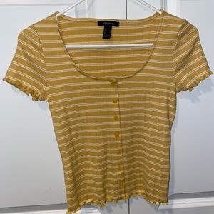 Forever 21 Button Down Top, Size: S